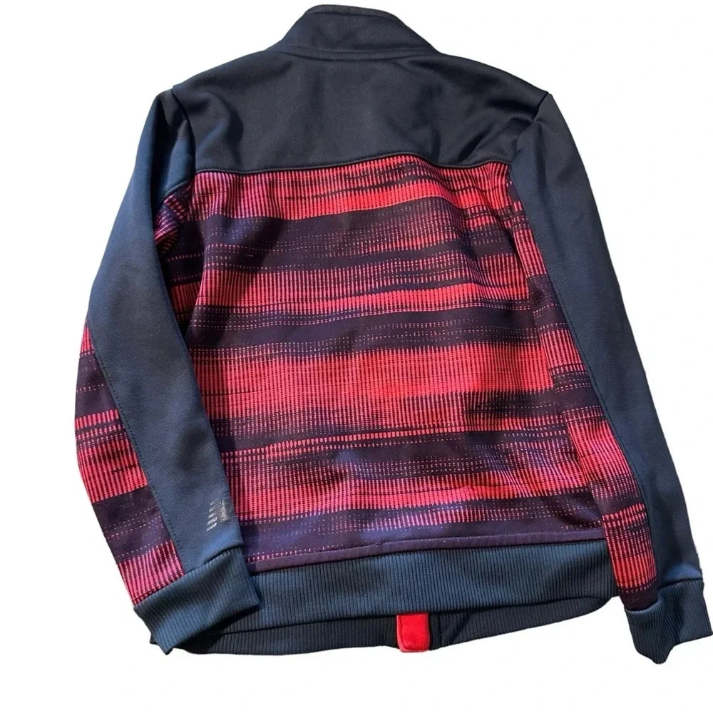New Balance boys size 5 blue and red track jacket